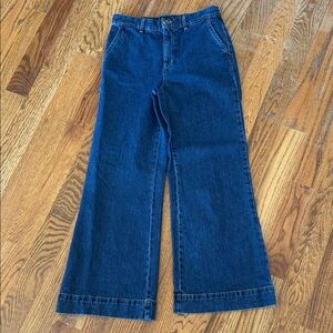 Free Assembly Classic Blue Wide-Leg Jeans